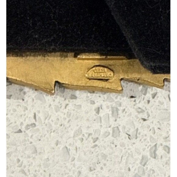 Celia Landman Gold Metal Leaf Photo Frames 5x7 4x6 Pair Thick Glass Quality Vtg - Picture 13 of 16